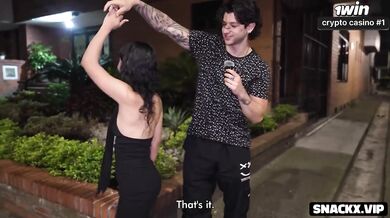 Twice her size latina teen screamed raw public fuck