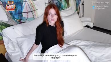 Sharing a bed with my colleague rough sex blowjob 18 year old cum in mouth