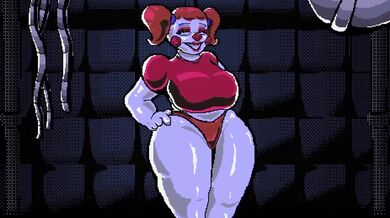 Beat banger MOD Circus Baby creampie clown fucks tight pussy raw