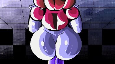 Beat banger MOD Circus Baby creampie clown fucks tight pussy raw