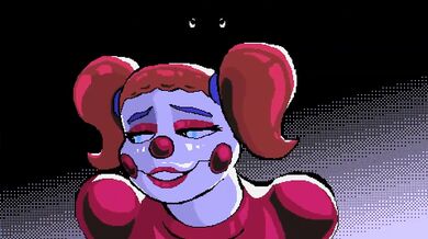 Beat banger MOD Circus Baby creampie clown fucks tight pussy raw