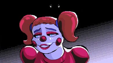 Beat banger MOD Circus Baby creampie clown fucks tight pussy raw