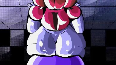 Beat banger MOD Circus Baby creampie clown fucks tight pussy raw