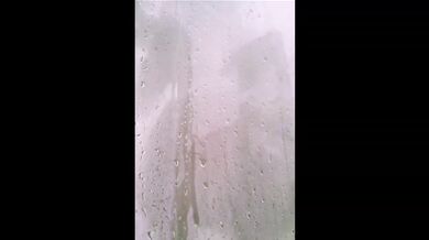 POV Girl takes steamy shower while family’s home only meters away