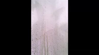 POV Girl takes steamy shower while family’s home only meters away