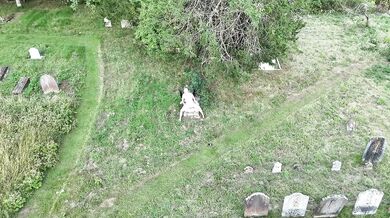 Wife spread wide in public missionary mess