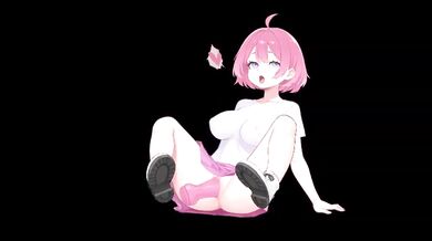 Wet cum destroyed during anime hentai gaming session