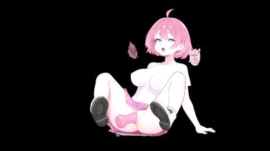 Wet cum destroyed during anime hentai gaming session