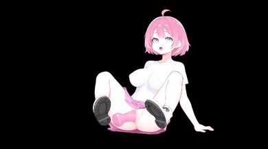 Wet cum destroyed during anime hentai gaming session