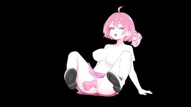 Wet cum destroyed during anime hentai gaming session