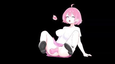 Wet cum destroyed during anime hentai gaming session