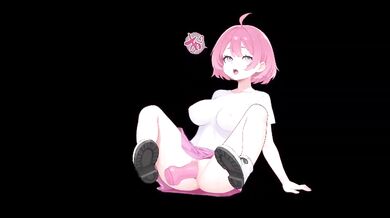 Wet cum destroyed during anime hentai gaming session
