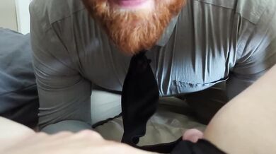 Caught cheating on husband with coworker raw cuckold cleanup creampie