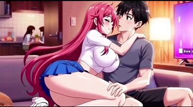 Step sis creampie hot sex when parents are in kitchen
