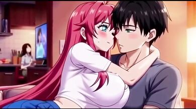 Step sis creampie hot sex when parents are in kitchen