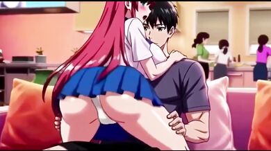 Step sis creampie hot sex when parents are in kitchen
