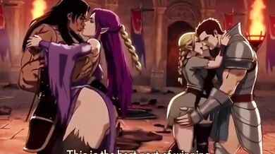 Warriors claim their hard rough sex reward with big ass milf and big dick