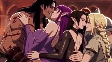 Warriors claim their hard rough sex reward with big ass milf and big dick