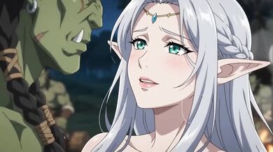 Orc warlord wrecks elf princess raw brutal forced big cock fuck