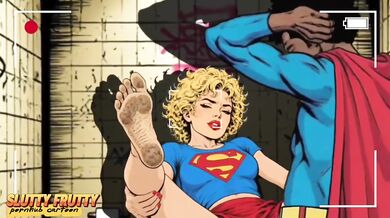 Supergirl the Slut ruins cuckold Odysseus in cartoon porn parody