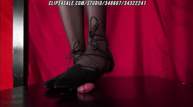 My flats destroy his pathetic cock trample two brutal cumshots full weight