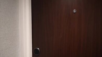 Sneaking into my friend's mom's hotel room busted by her milf curves that made me cum fast