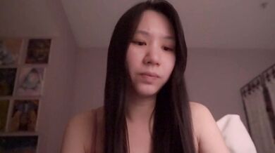 Cute Asian girl ASMR solo session destroying your ears raw
