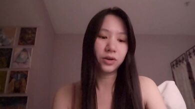Cute Asian girl ASMR solo session destroying your ears raw