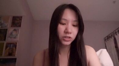 Cute Asian girl ASMR solo session destroying your ears raw