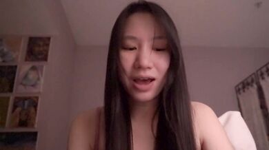 Cute Asian girl ASMR solo session destroying your ears raw