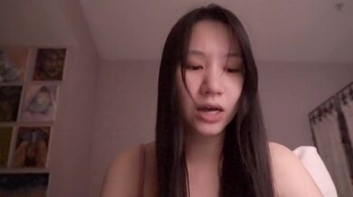 Cute Asian girl ASMR solo session destroying your ears raw