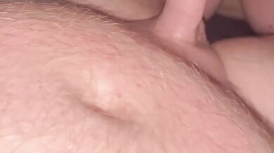 Blonde pawg deep throats a veiny thundercock until she gags