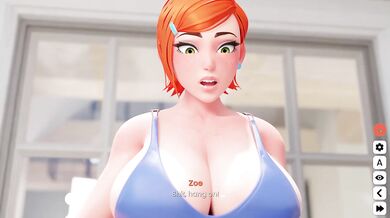Gwen Titty Plush Workout Face Straddled In Mansion Days