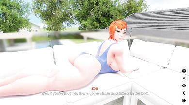Gwen Titty Plush Workout Face Straddled In Mansion Days