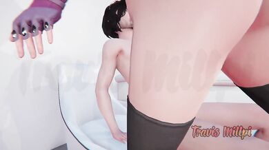 Tifa Lockhart White Room Creampie Fantasy Fucked Until Blowjob