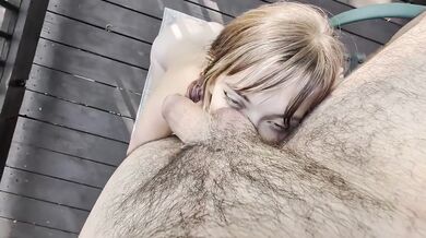 Piggy slave 2 gets creamy pussy fucked deepthroat POV los a bet