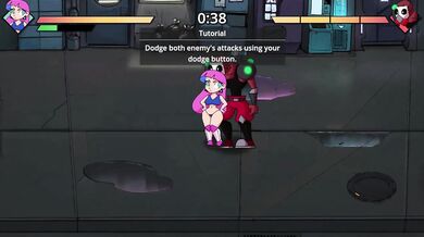 Big boobs pixel art hentai game choked by gushing loads