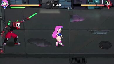 Big boobs pixel art hentai game choked by gushing loads
