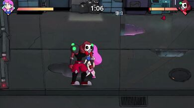 Big boobs pixel art hentai game choked by gushing loads