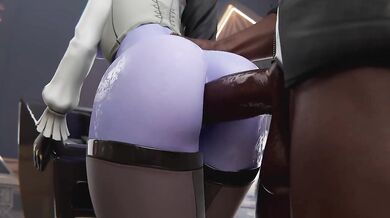 Overwatch Widowmaker gangbanged by 5 BBC studs creampie orgy