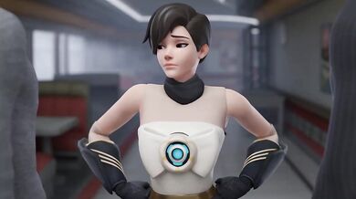 Tracer Gets Racked Double BBCed 3D Overwatch Animation