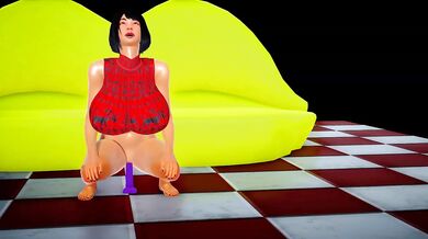 Rachel Gets Destroyed By Her Big Dildo Solo Session