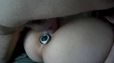 Young Milf Latina Gets Huge Anal Plug Fucked Raw and Hard