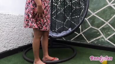 Watch this latina in a sexy dress touch herself raw under her dress