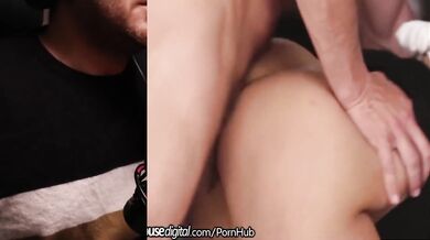 Watching my beautiful Billie Star get gangbanged destroyed by DP and assfucked