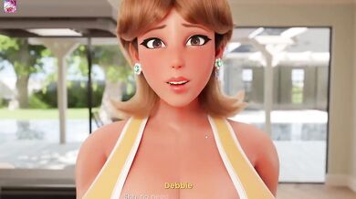 Debbie’s Sloppy Wet Titjob Covered in Dan’s Sticky Cum Mansion Days Gameplay