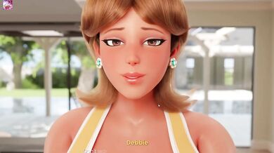 Debbie’s Sloppy Wet Titjob Covered in Dan’s Sticky Cum Mansion Days Gameplay