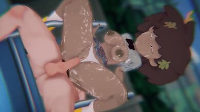 Anne destroyed as herpetologist gets stuffed in aquarium triple penetration