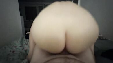 POV ride that big cock Reverse Cowgirl to Doggy Style raw amateur couple