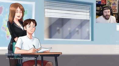 Is This The Average Male Fantasy Summertime Saga Milf Teacher Breasts Gushing